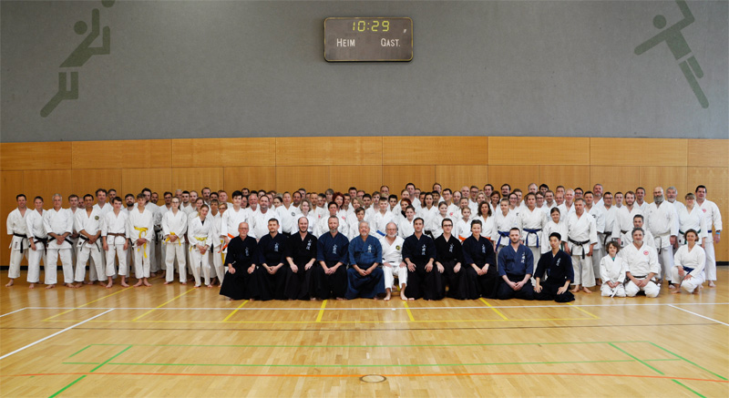 Lehrgang mit Shihan Toshihiro Oshiro in Aschersleben / Deutschland am 25. Mai 2019